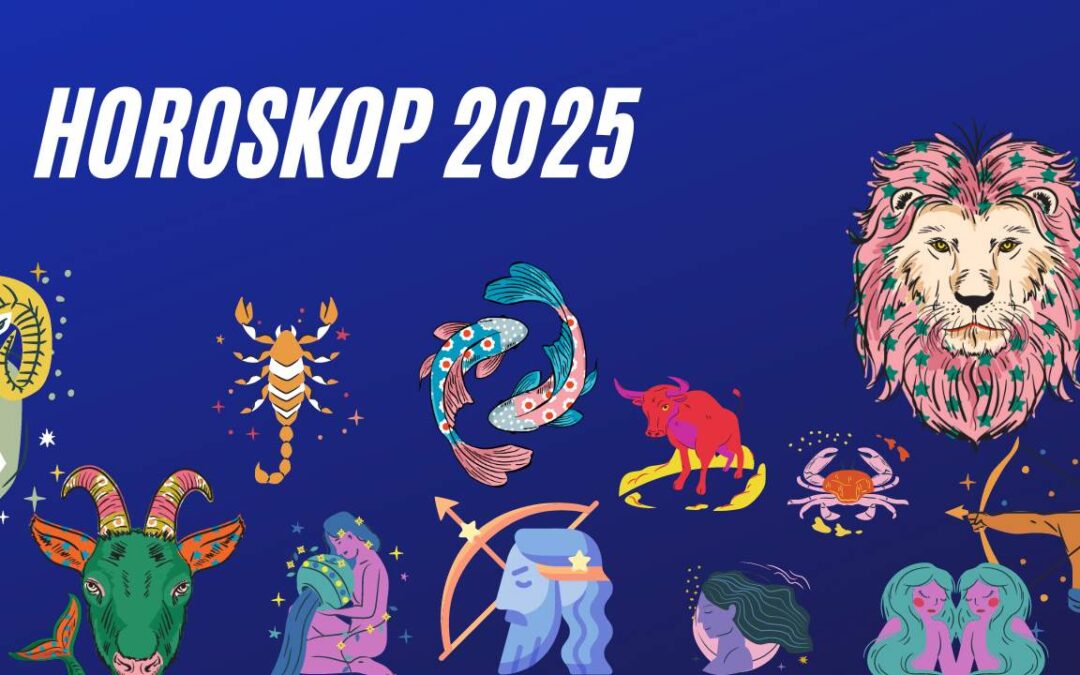 Jahreshoroskop 2025 – Astrologisches Jahr 2025 (+ Glückszahlen Poster)